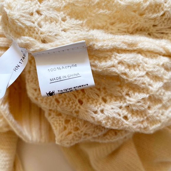 70/21 Hollow Out Cardigan Size S - Picture 8 of 8